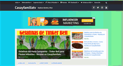 Desktop Screenshot of casayfamiliatv.com