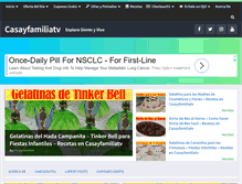 Tablet Screenshot of casayfamiliatv.com